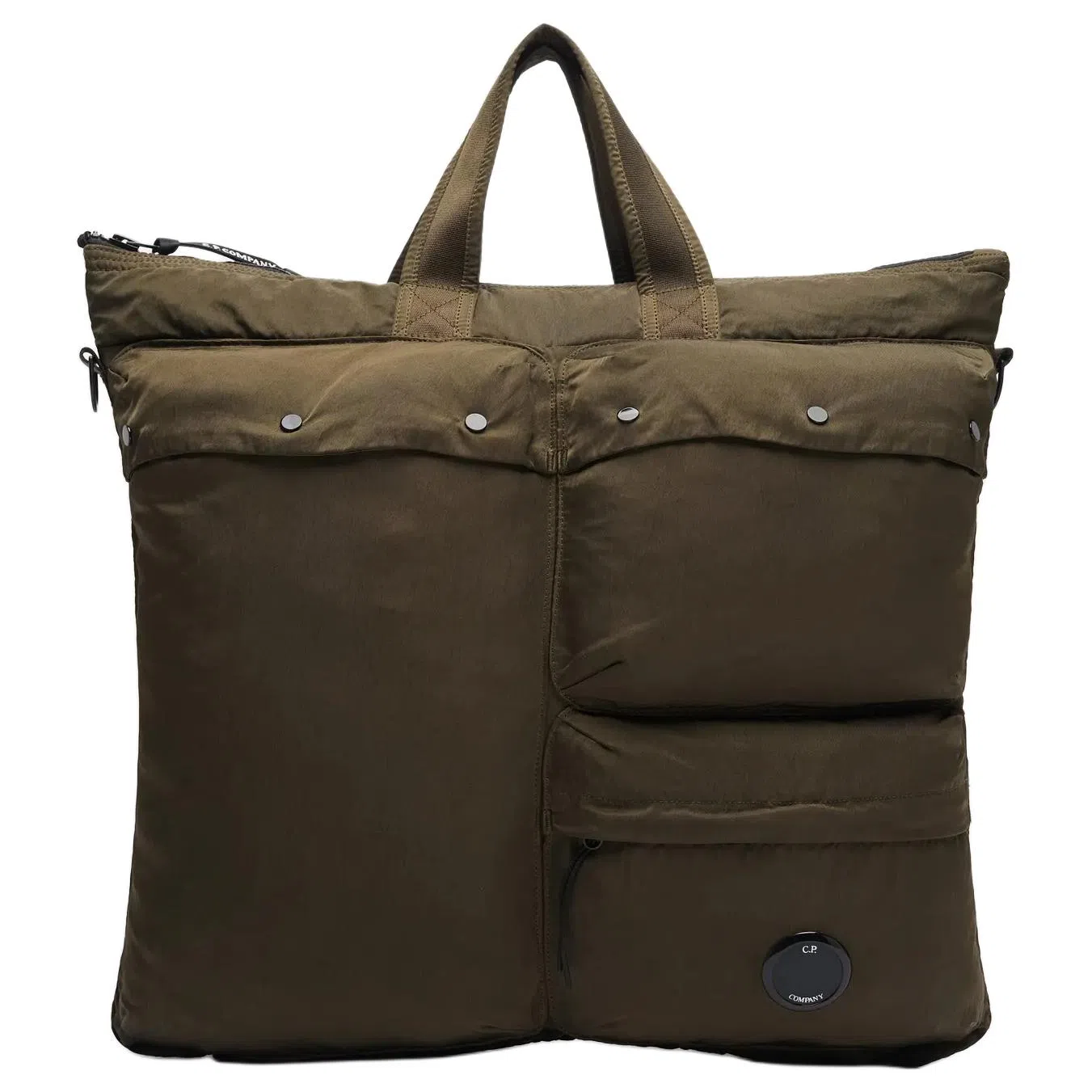 C.P. Company SAC CABAS Green Nylon Shoulder Bag