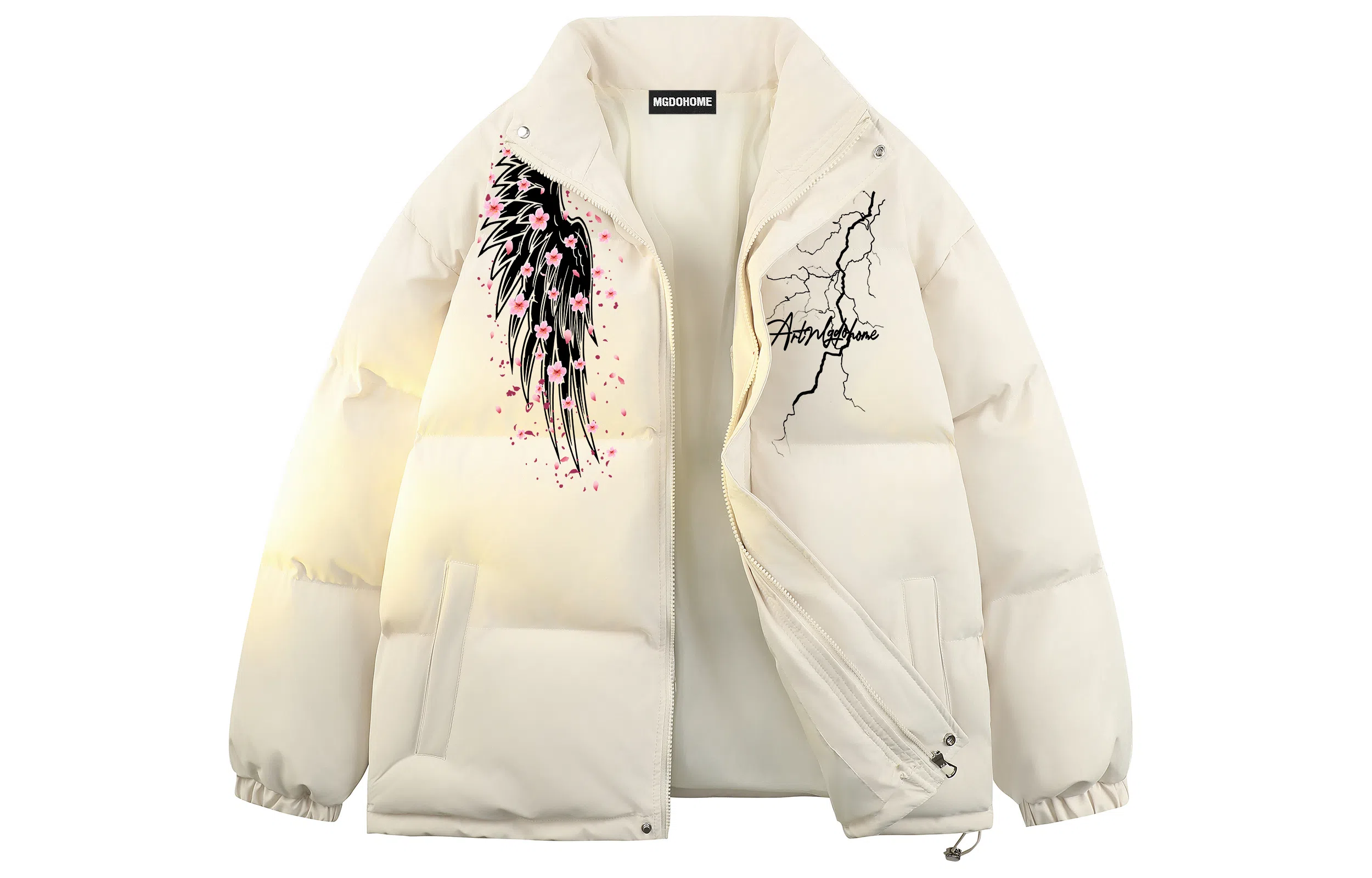 MGDOHOME Feather Wing Logo Puffer Jacket