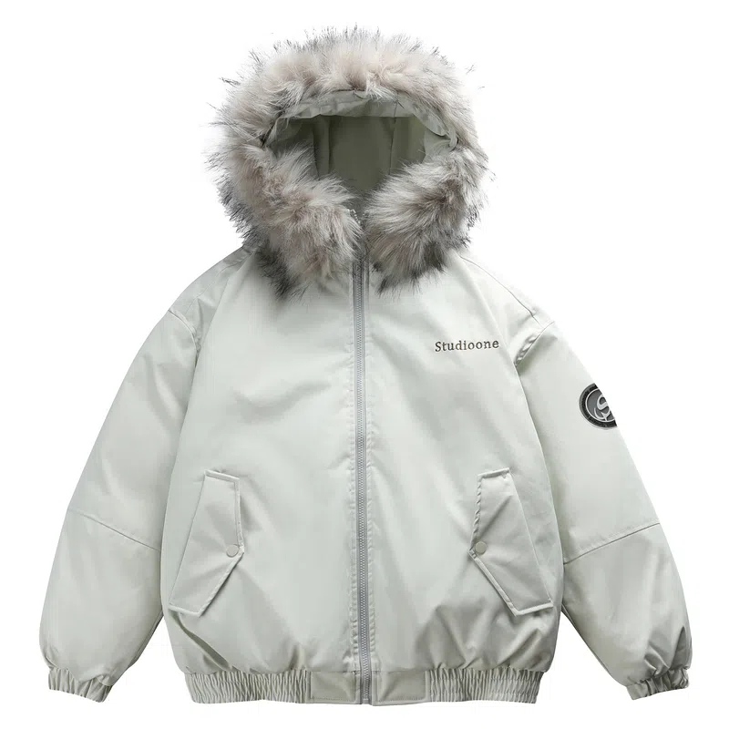 THREE Oversized Parka Coat