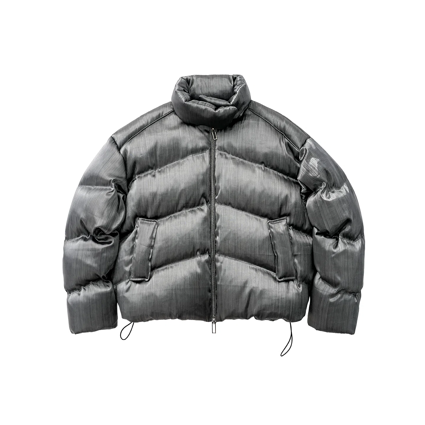 BENMYSHOWER Liquid Metal Down Jacket