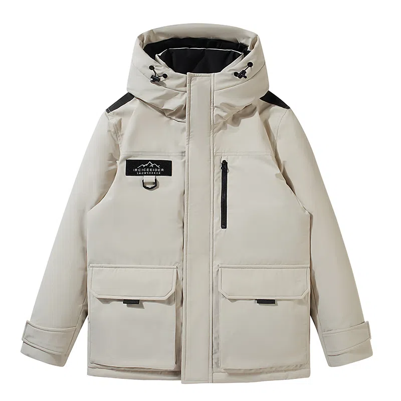 【dme】 冬季经典极寒户外工装鹅绒连帽保暖羽绒服 男女同款