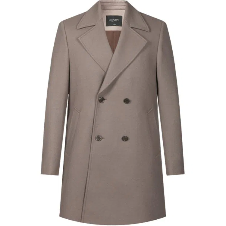 LESS IS MORE Double-Breasted Coat