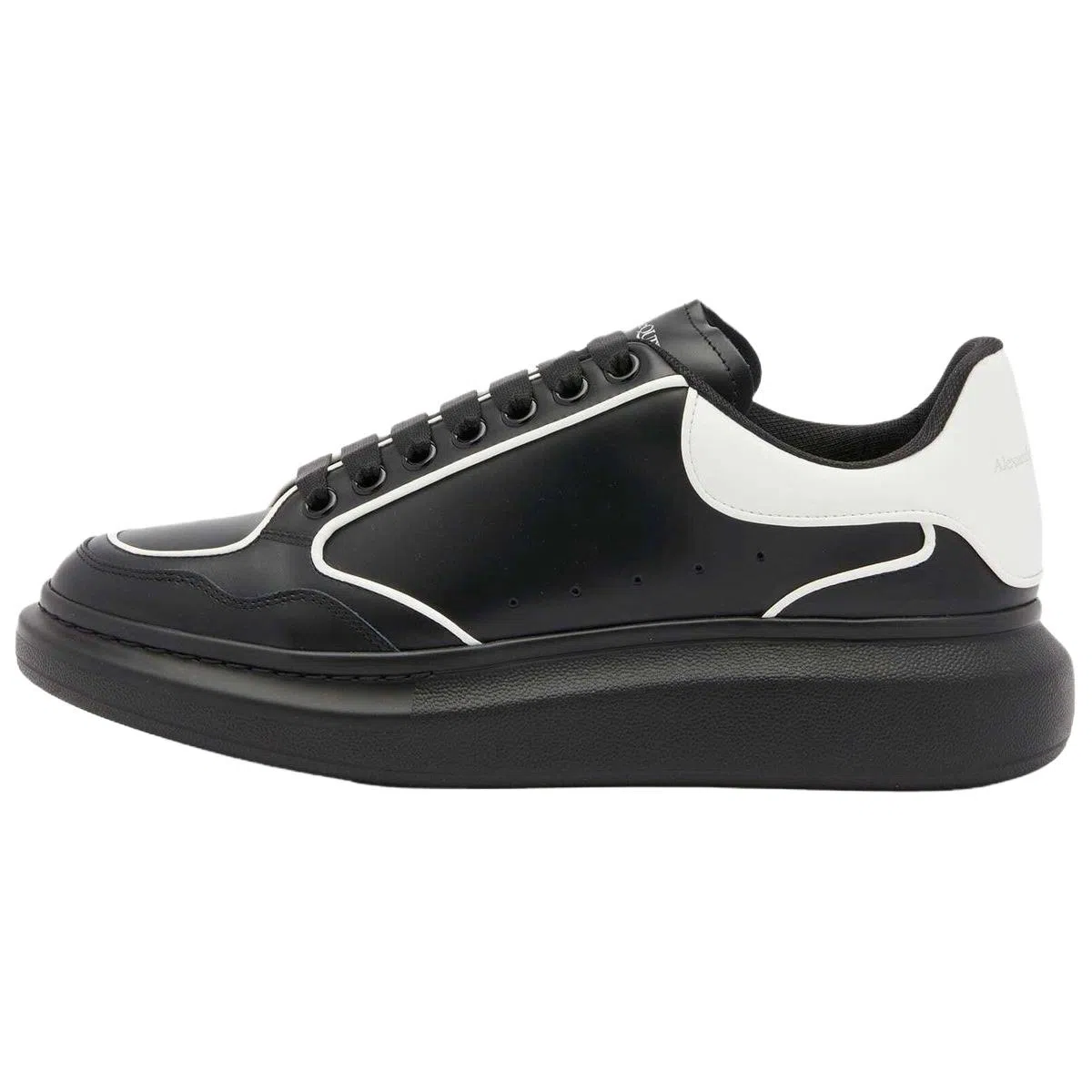 Alexander McQueen Low Top Leather Sneakers Black