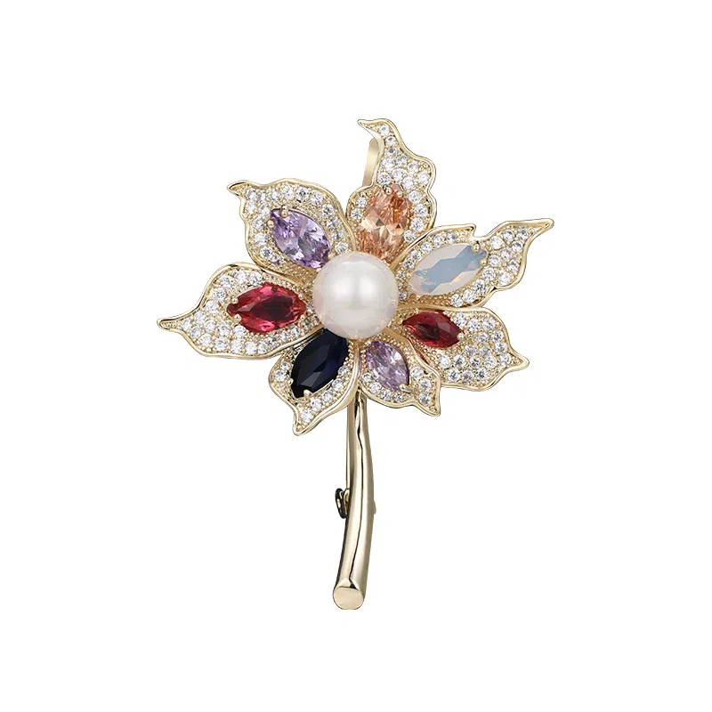 兰盈 胸花轻奢小众 人造水晶 胸针 女款