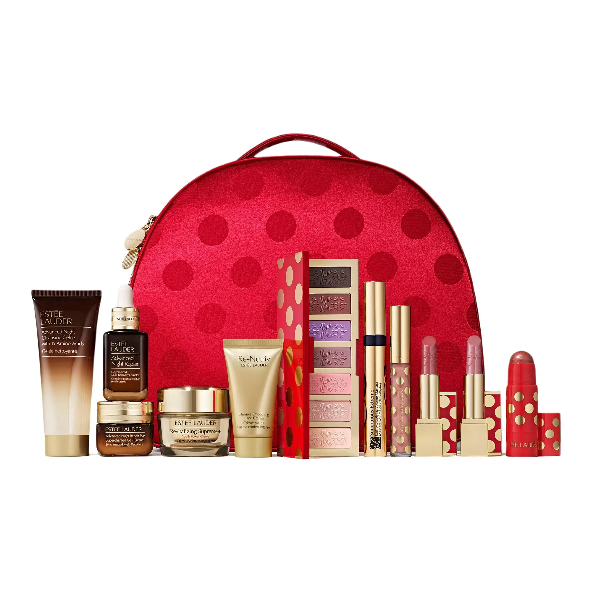 雅诗兰黛 魅力眼影盘唇膏彩妆套装 舒缓,保湿 十二件套