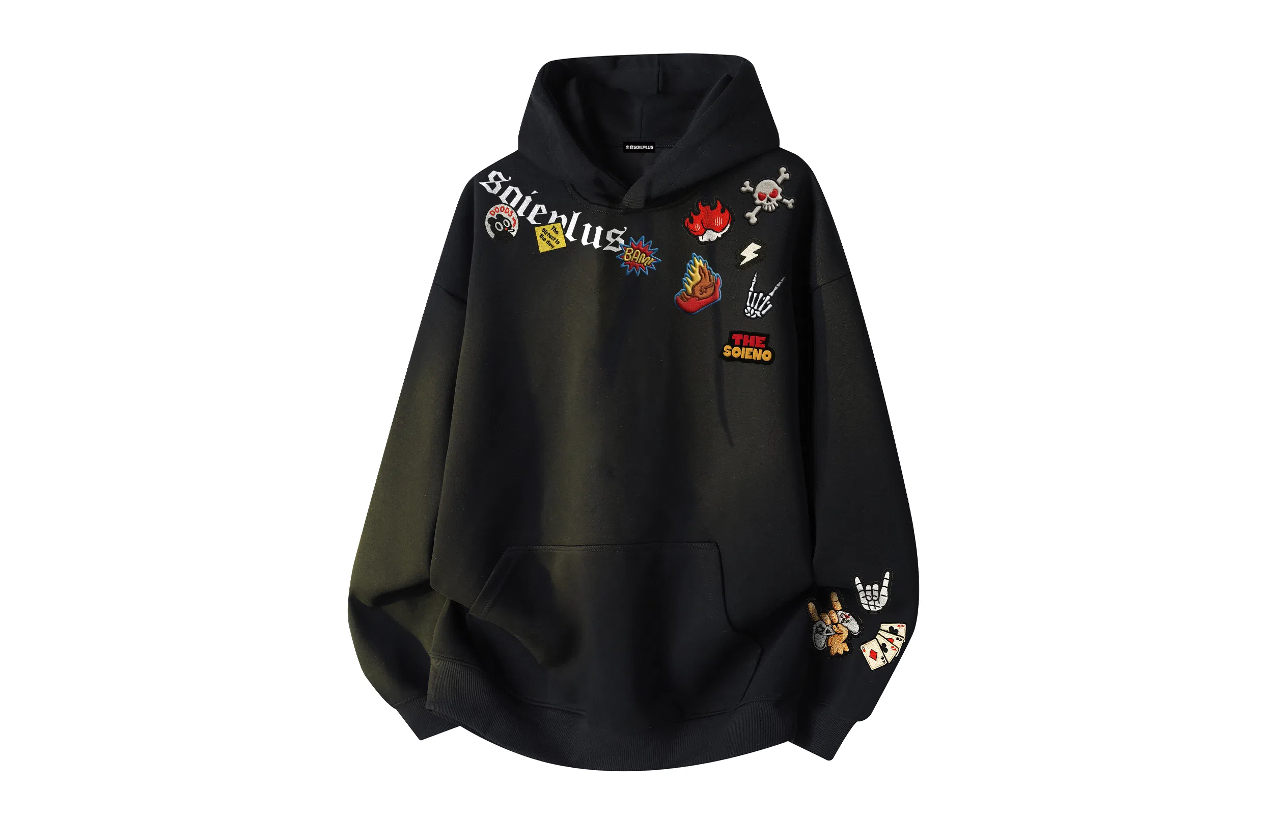 SOIEPLUS Skull Hoodie