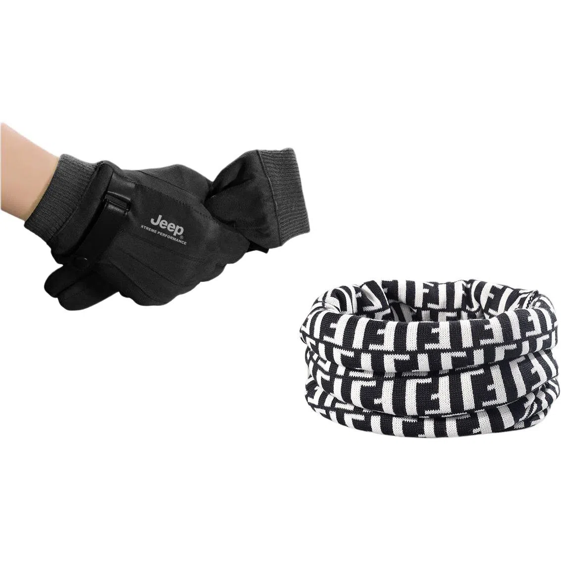 Jeep Touchscreen Fleece Gloves