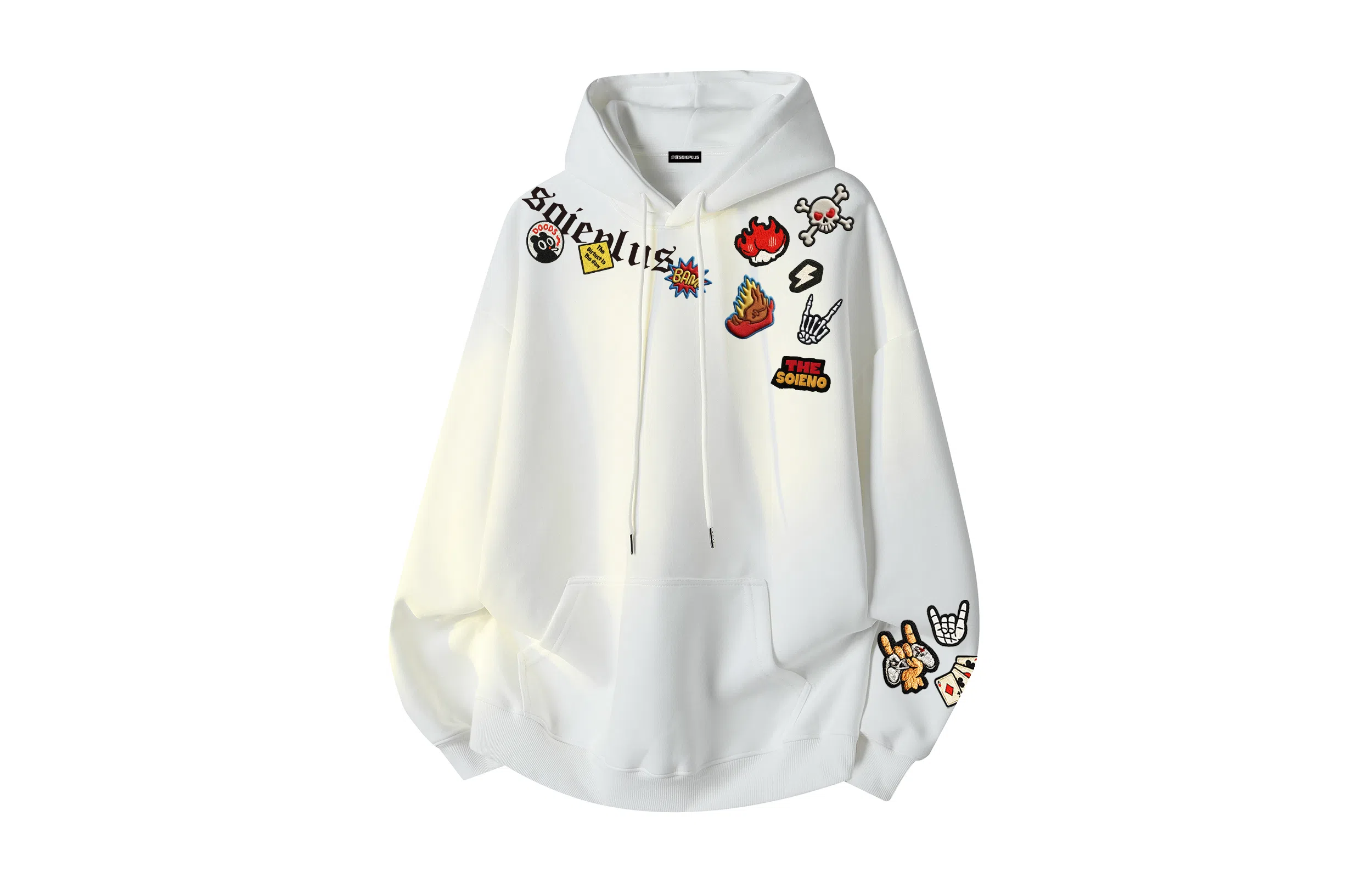 SOIEPLUS Skull Hoodie