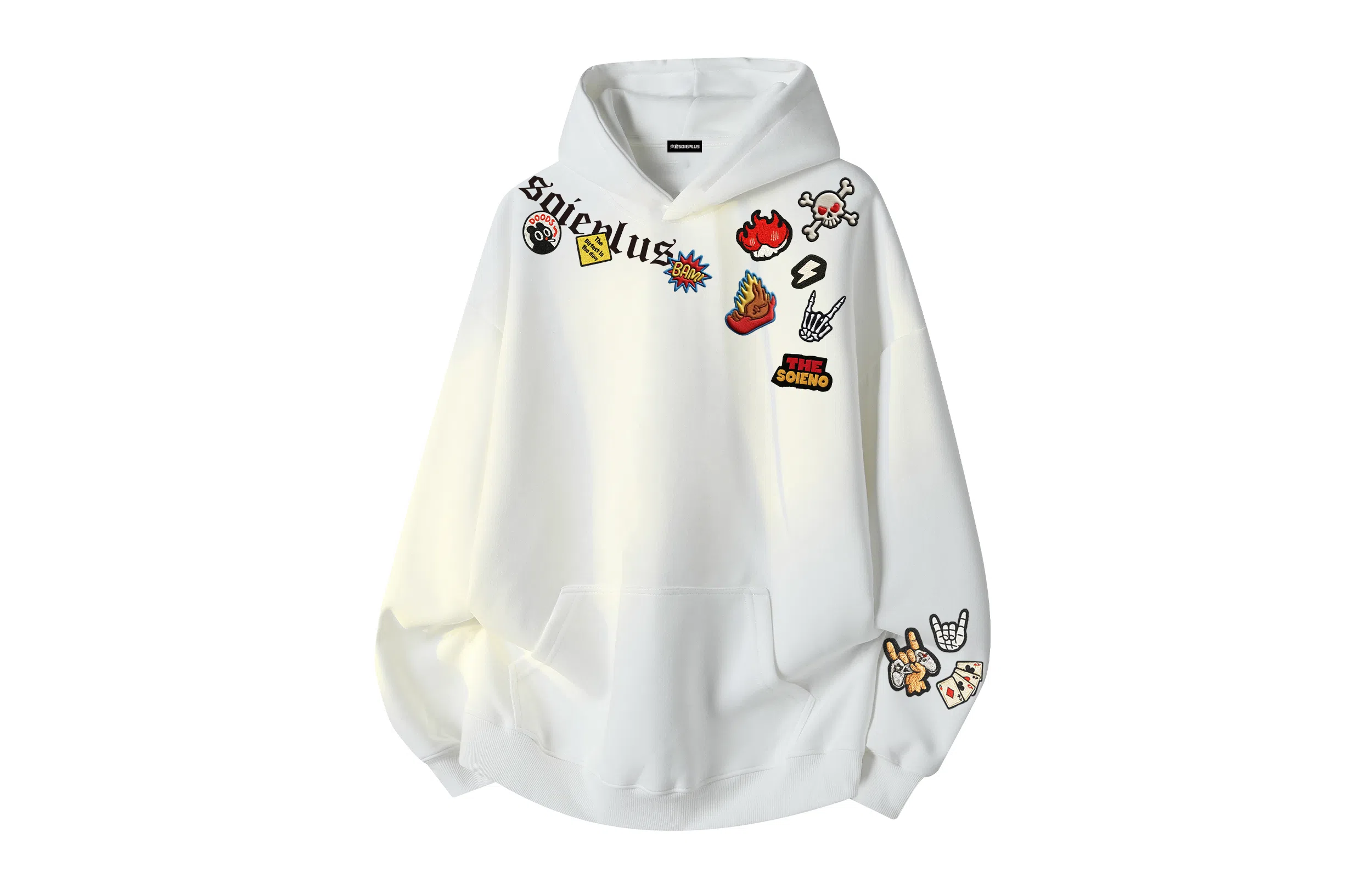 SOIEPLUS Skull Hoodie