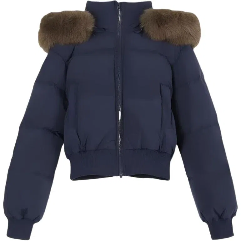 FTTHR Vintage Fur Collar Hoodie Coat