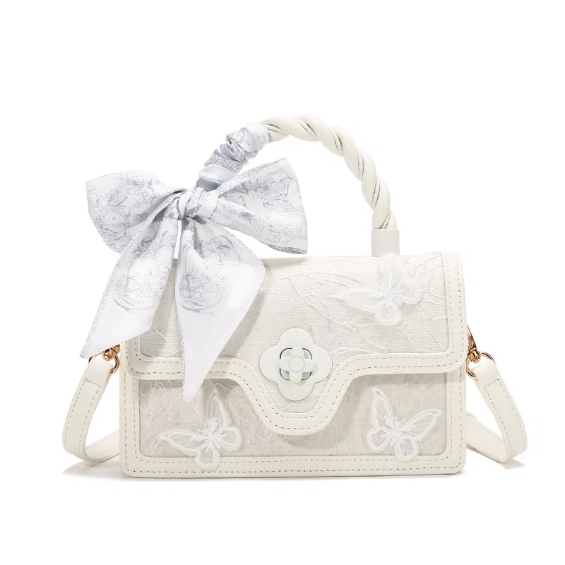 Carit&Koty Embroidered Tote Bag Small White