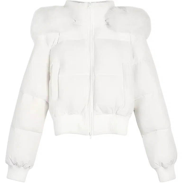 FTTHR Vintage Fur Collar Hoodie Coat