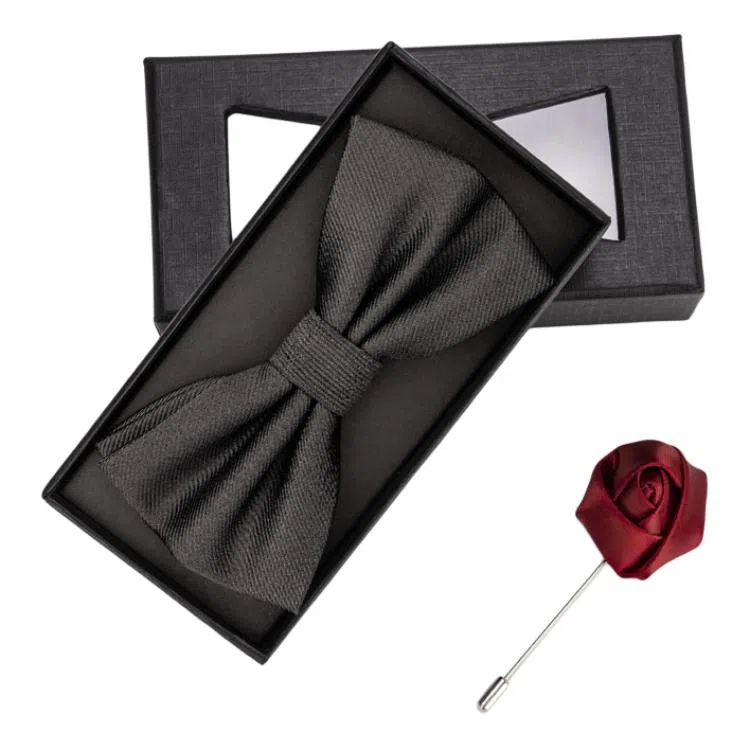 啄木鸟 纯色 结婚领结 婚礼西装衬衣礼服 蝴蝶结 领带 男款