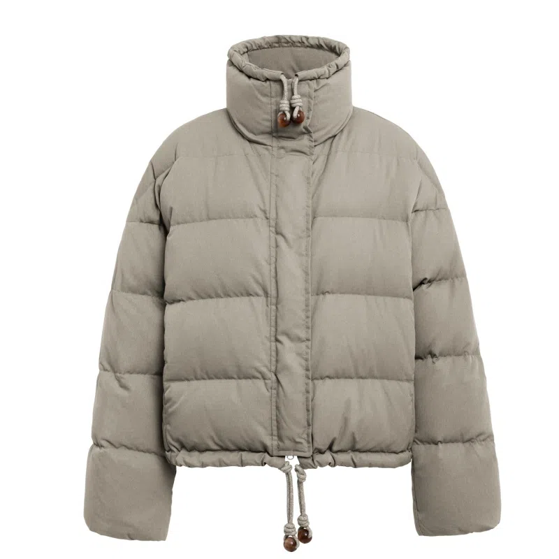 鸭鸭 时尚简约立领短款羽绒服 女款