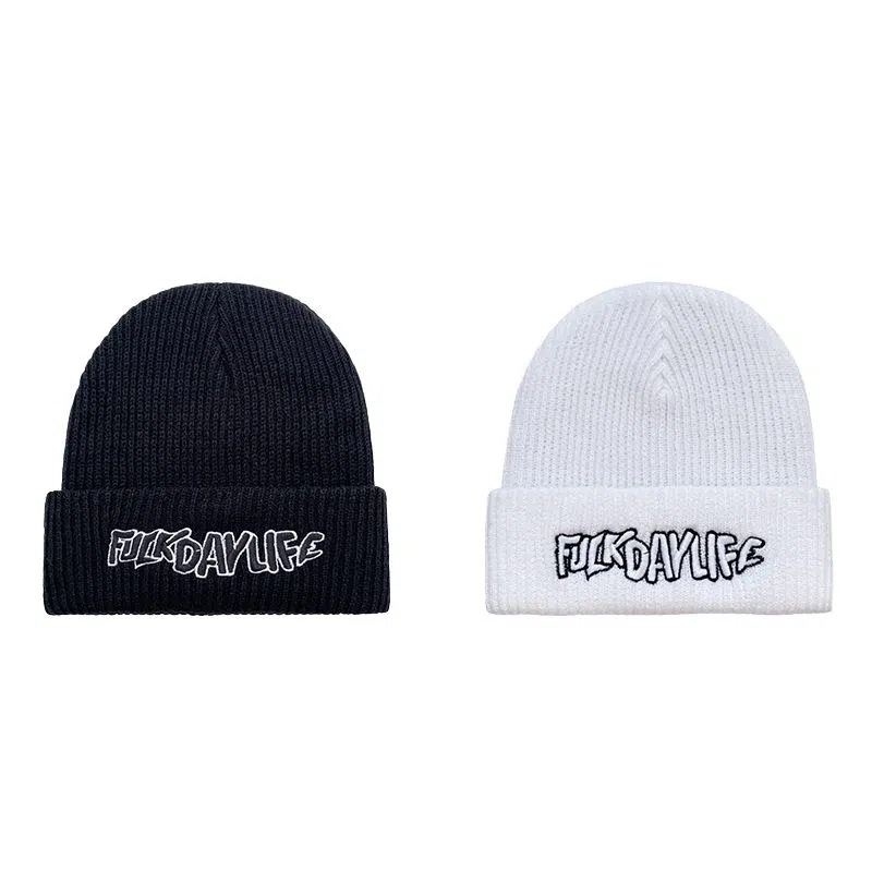 艾佳微 复古休闲时尚百搭通勤保暖户外防风防寒 腈纶 绒线帽 男女同款情侣款