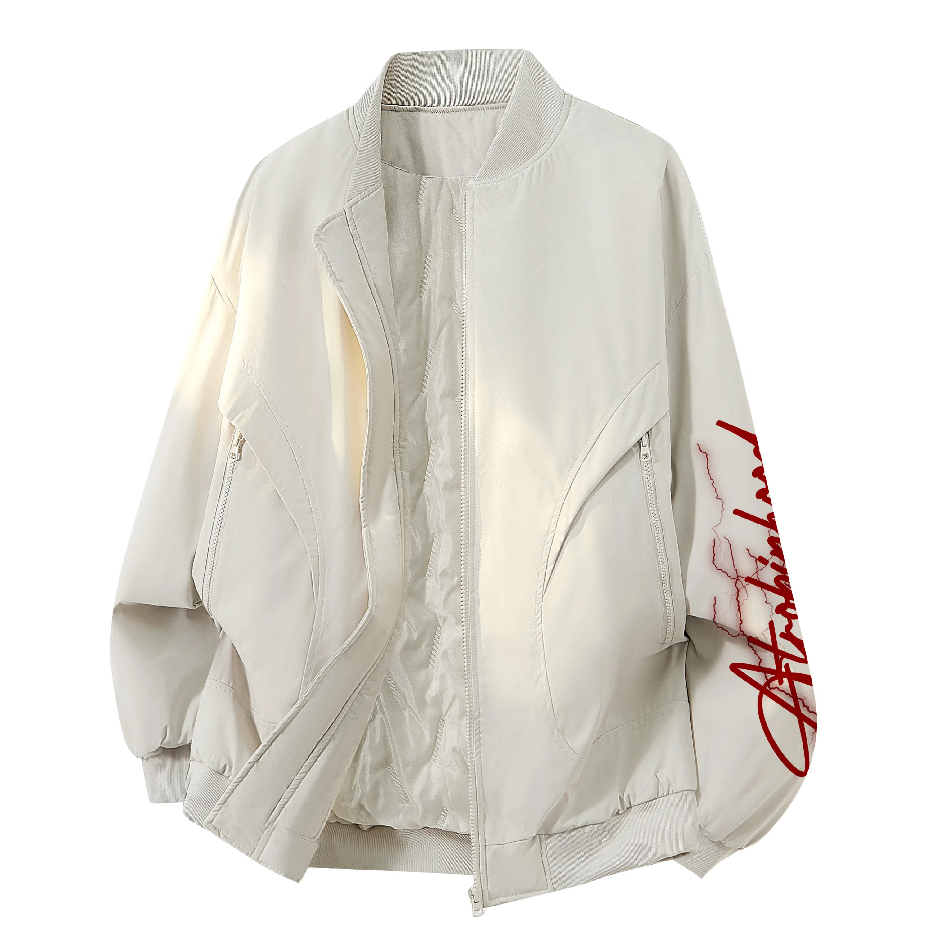 ROBINHOOD Lightning Logo Zip-Up Jacket