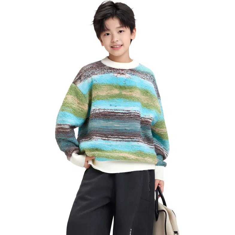 左西毛衣 渐变洋气保暖针织 儿童款