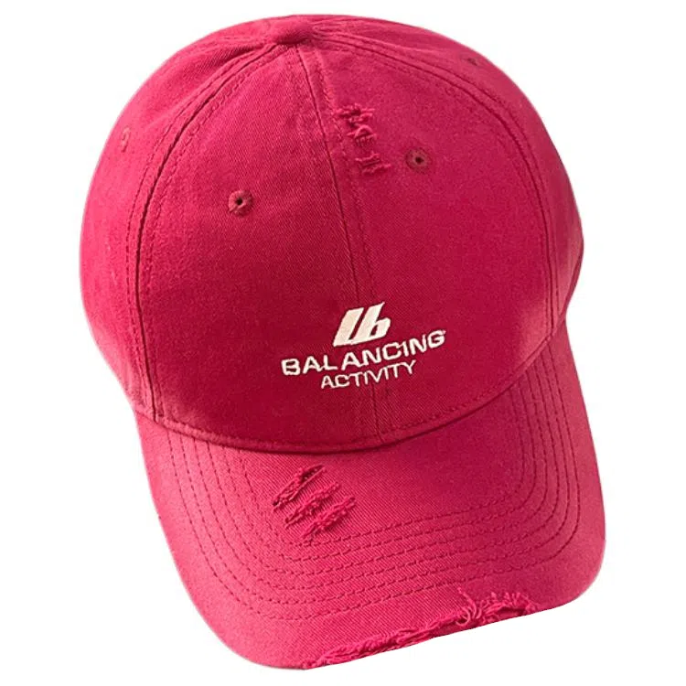 艾佳微 美式复古户外防晒遮阳帽大头围字母多色可选 棉 鸭舌帽 男女同款情侣款