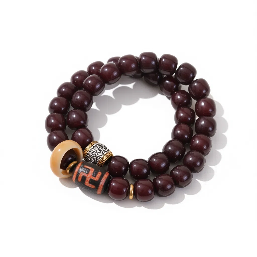 書卓 百搭时尚 白玉菩提 手串 男女同款情侣款