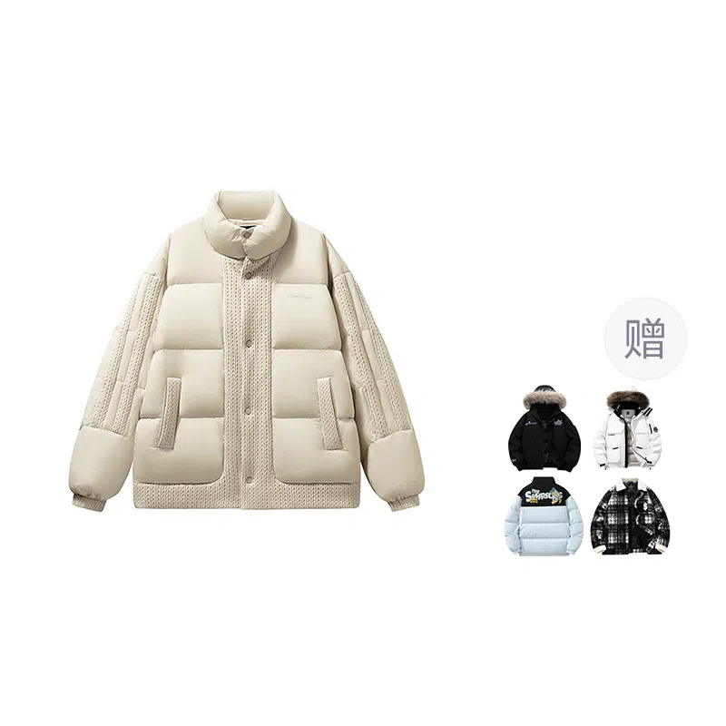 The Simpsons Vintage Embroidered Down Jacket