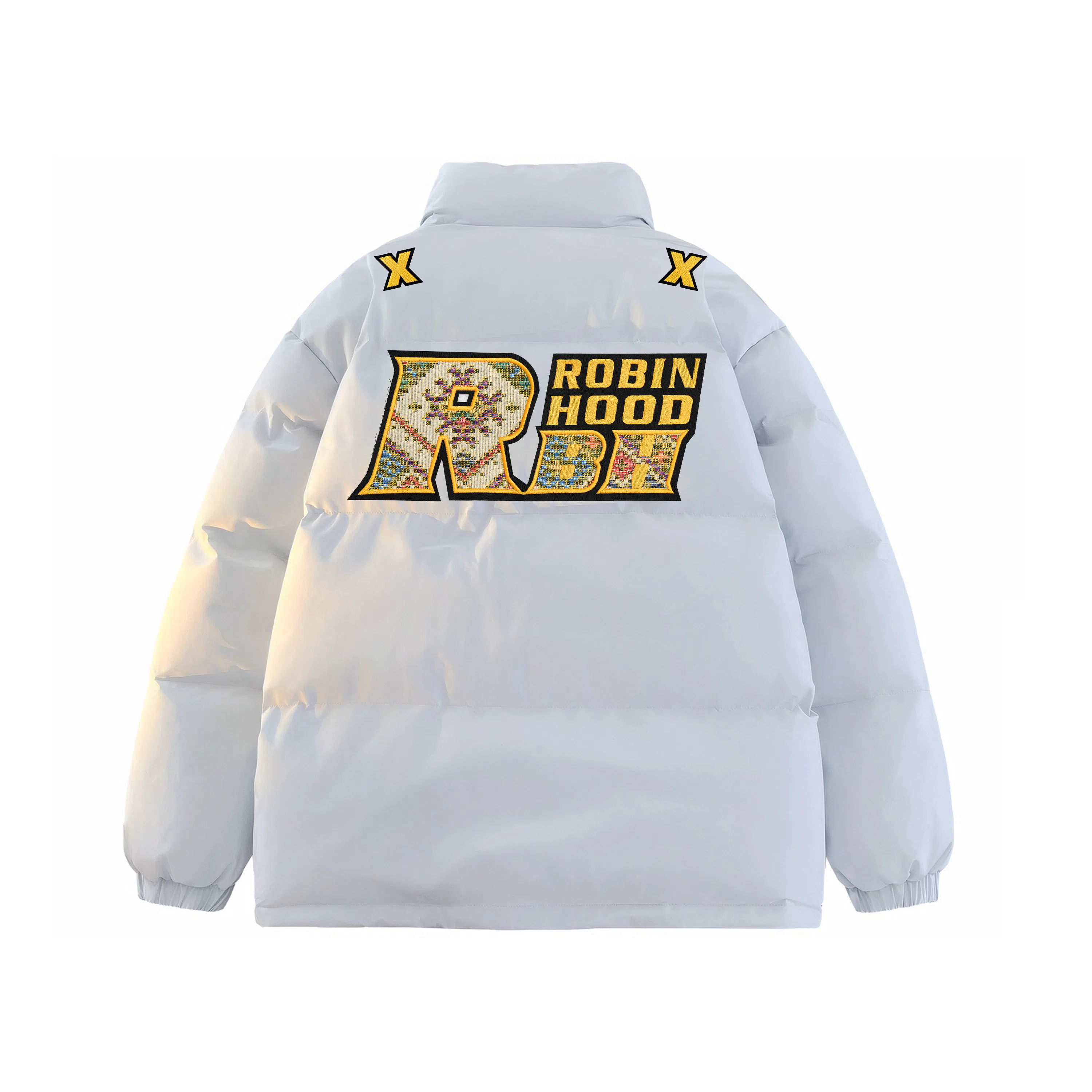 ROBINHOOD Thick Colorblock Down Jacket