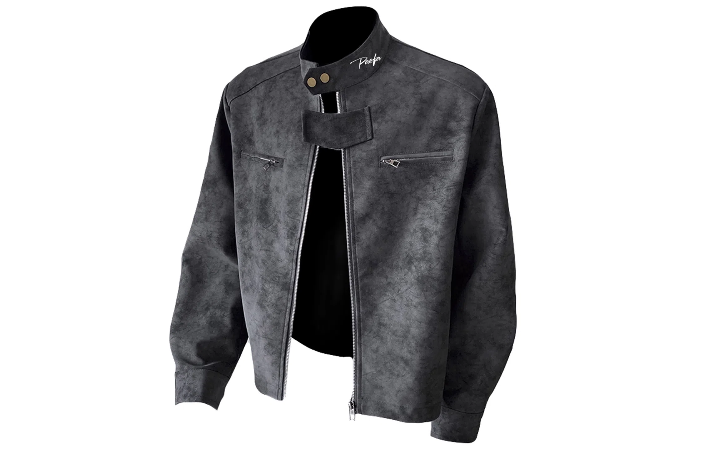 PAEFA Cleanfit PU Leather Jacket