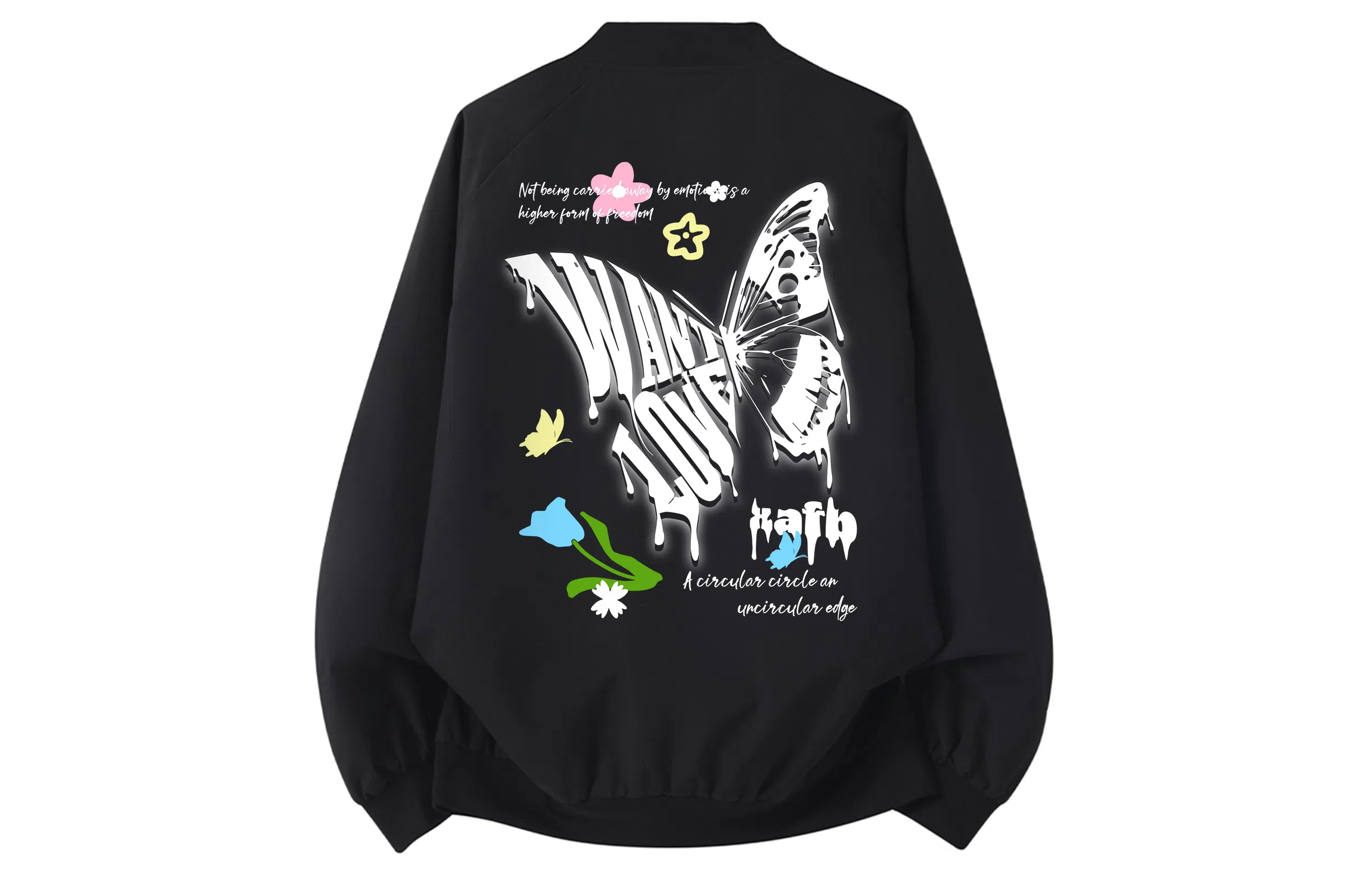 XAFB Vintage Butterfly Bomber Jacket