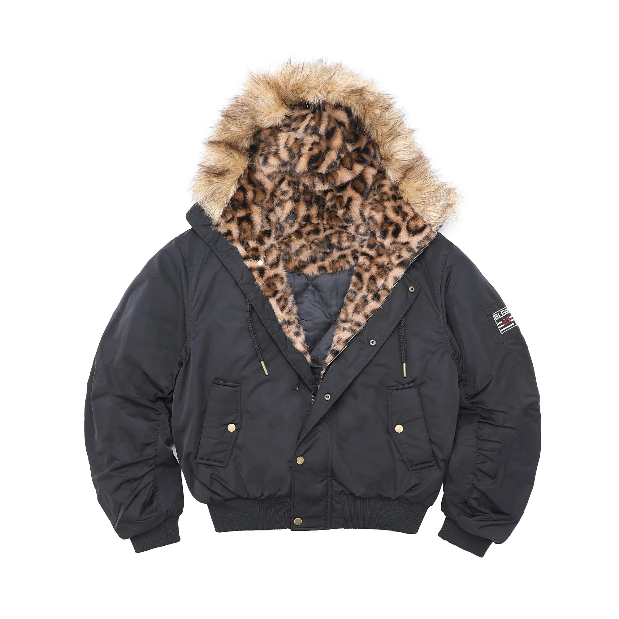 STRANGER LAB Leopard Parka