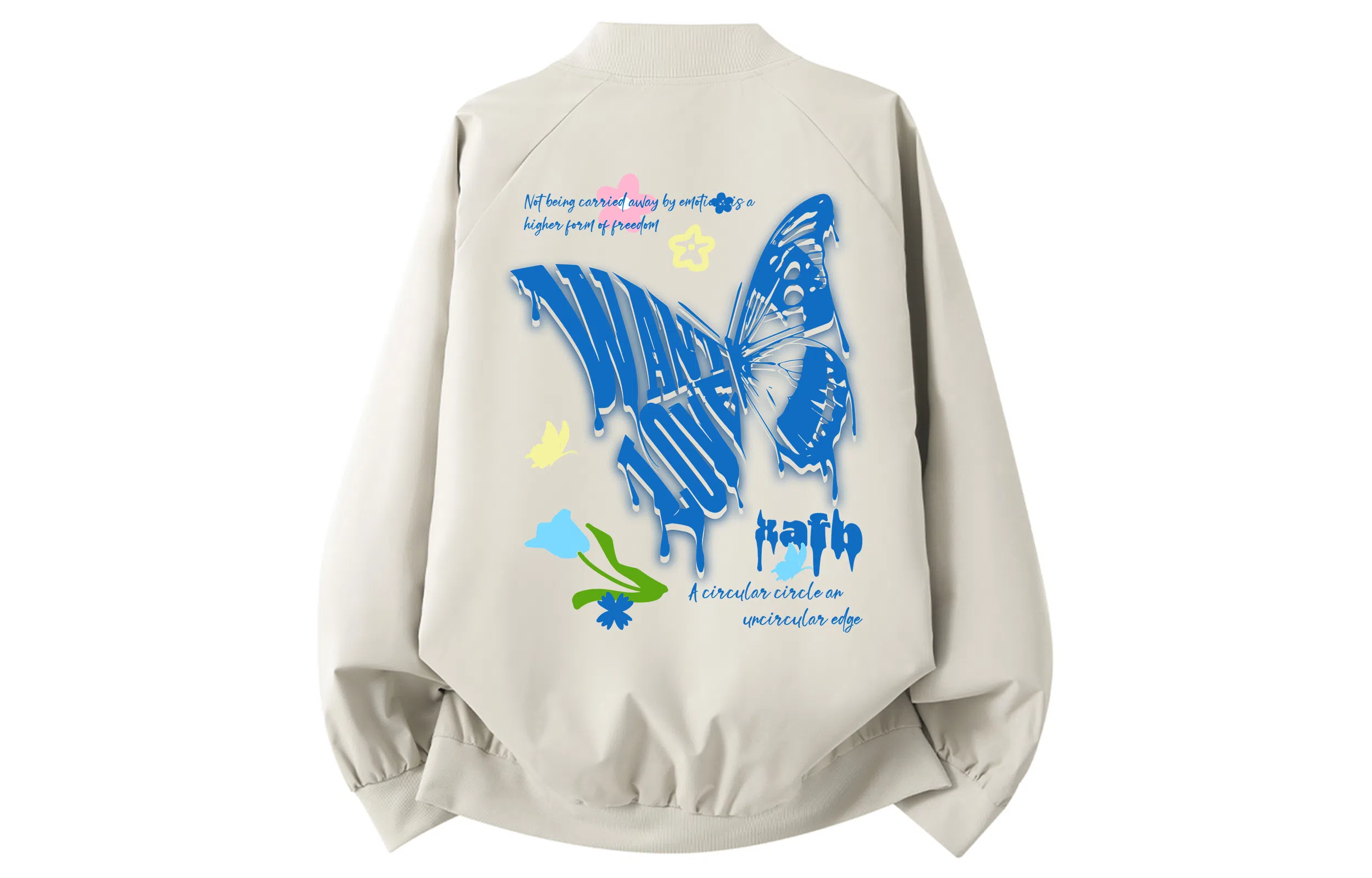 XAFB Vintage Butterfly Bomber Jacket