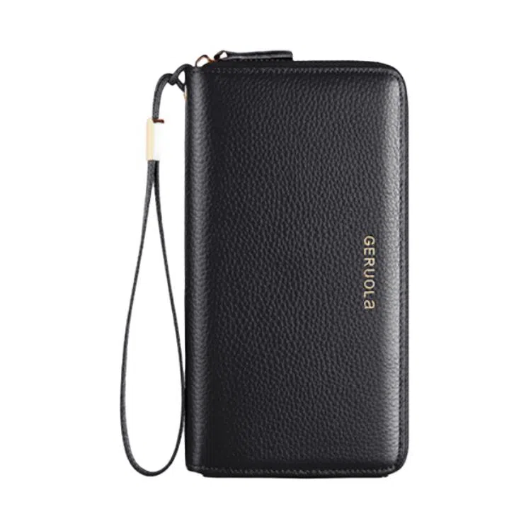 歌若拉 多卡位双拉链 牛皮 钱包 女款 多色