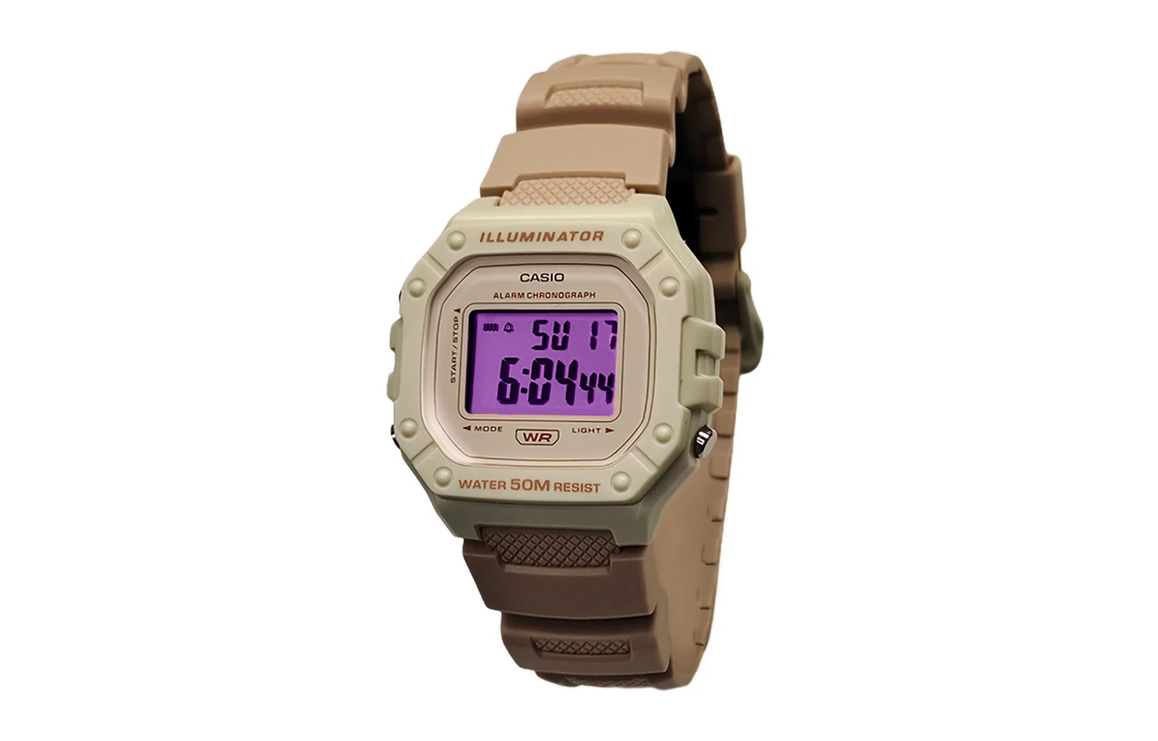 CASIO DIGITAL W-218HC-4A2V-Skyline Rose