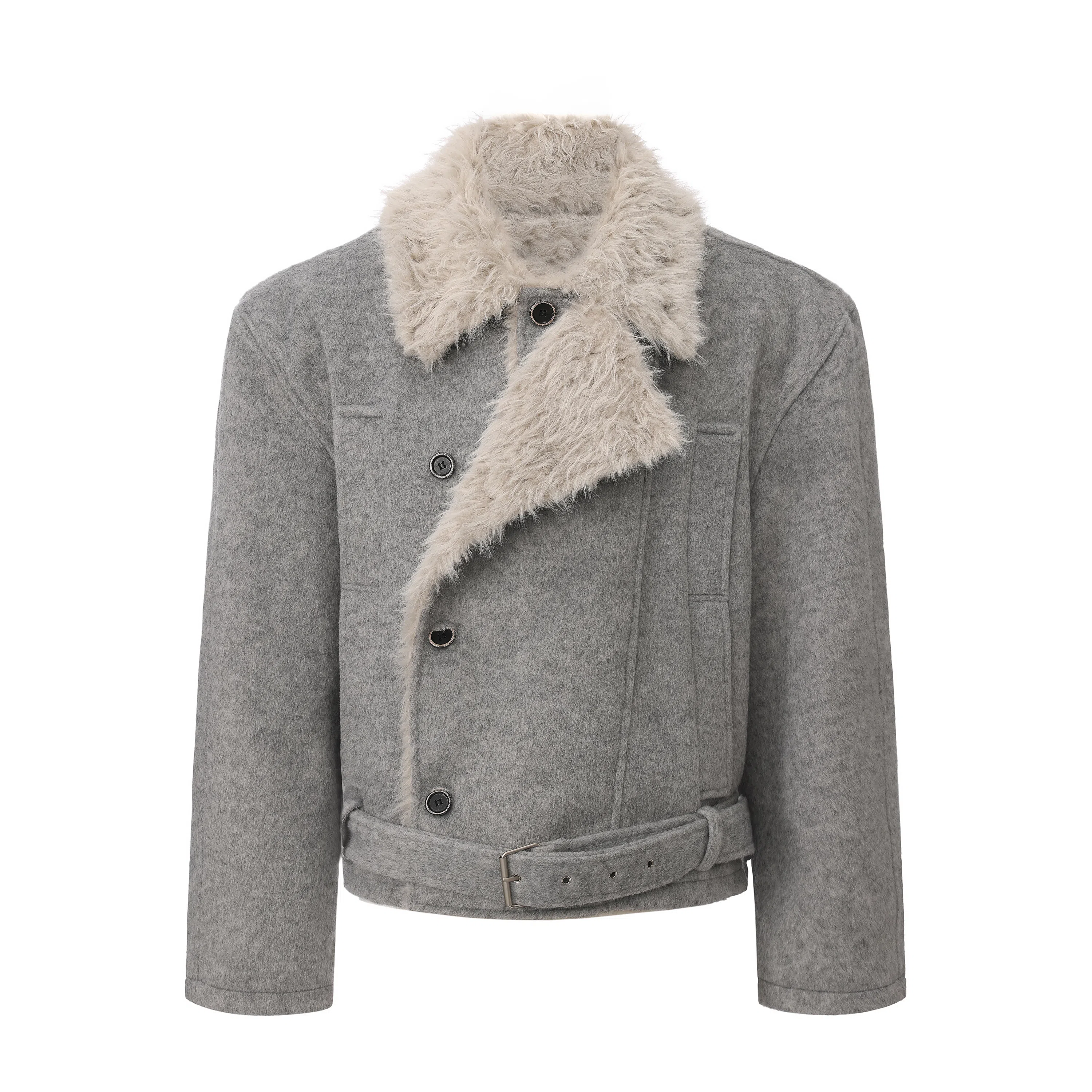 ONE LILACFISH High Collar Cotton Jacket