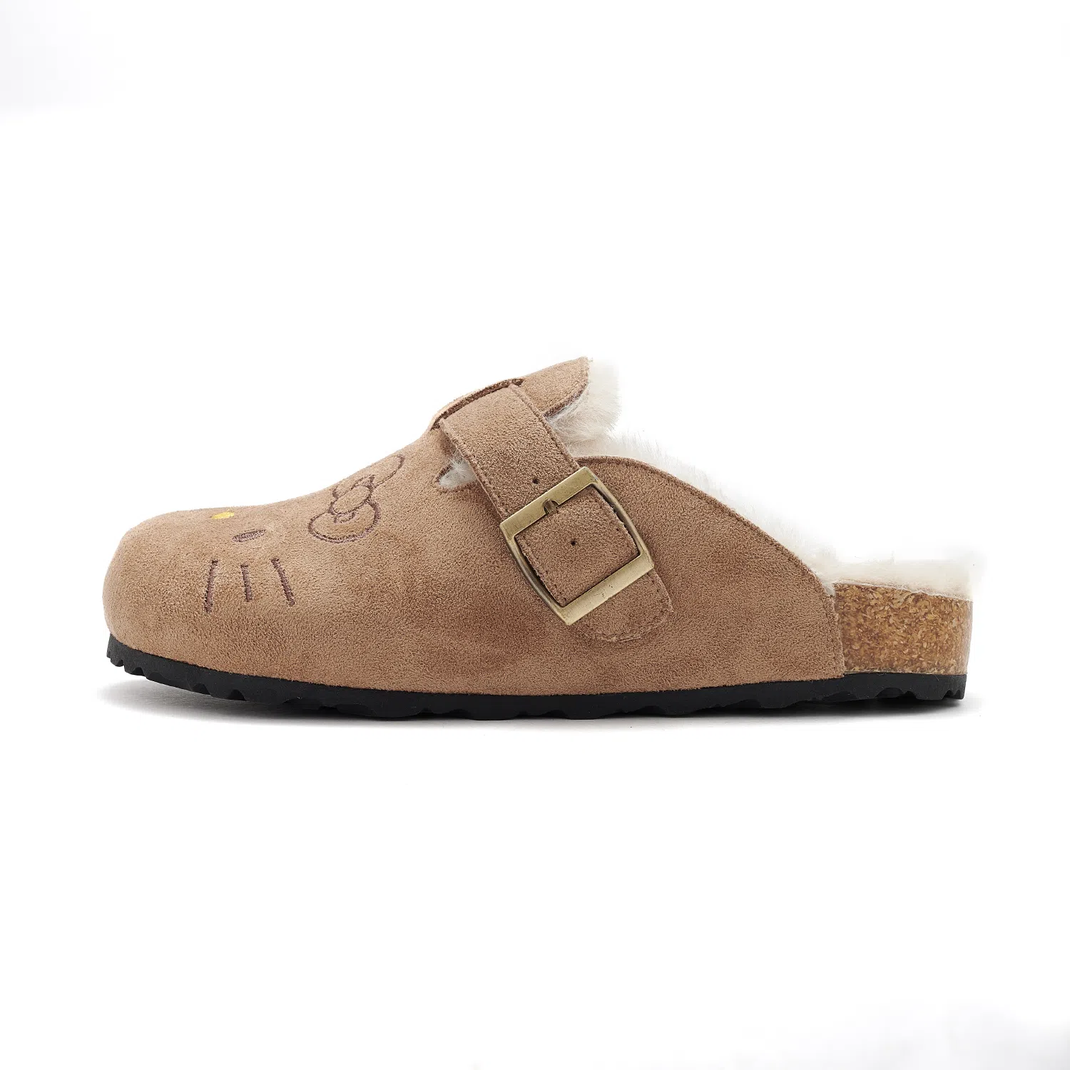 Hello Kitty x Sanrio Black Hawaii Slip-On Shoes