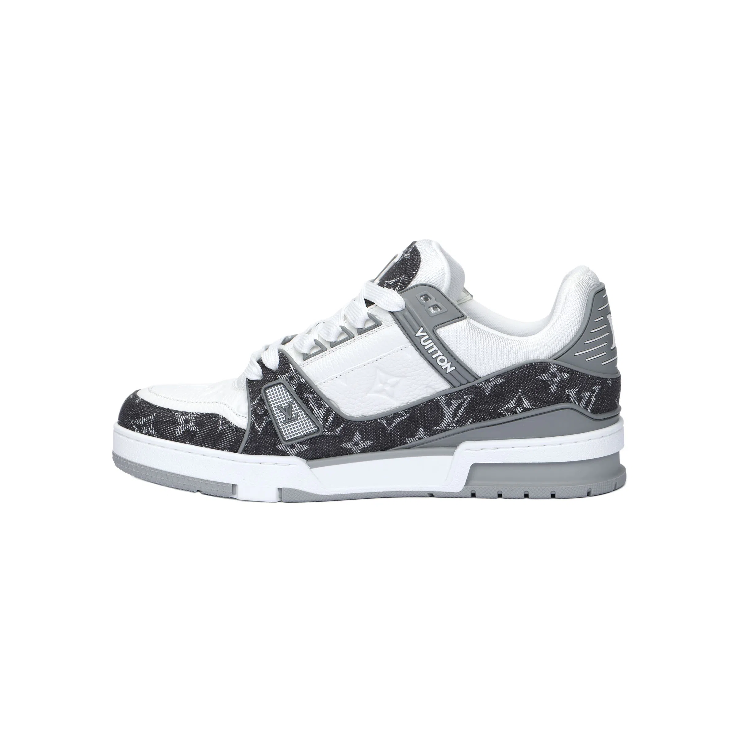 LOUIS VUITTON Trainer Grey White