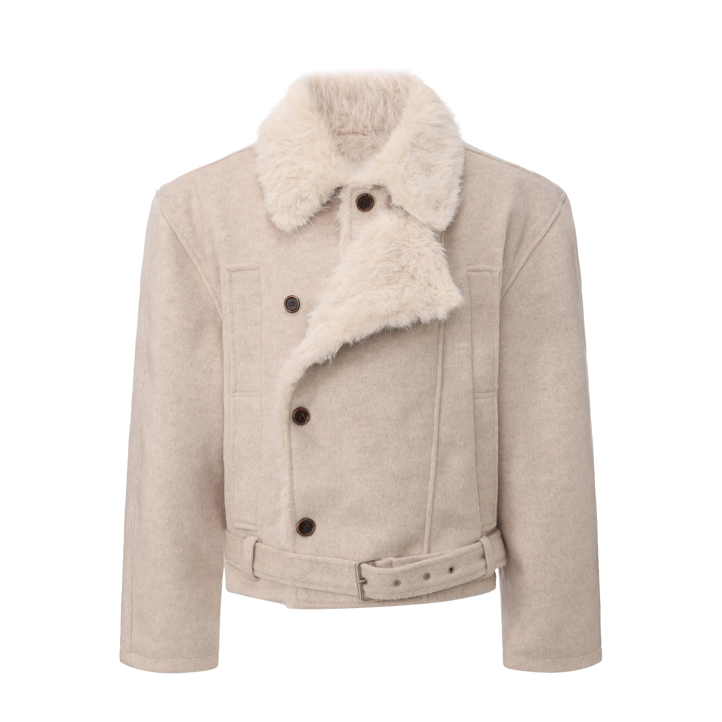 ONE LILACFISH High Collar Cotton Jacket