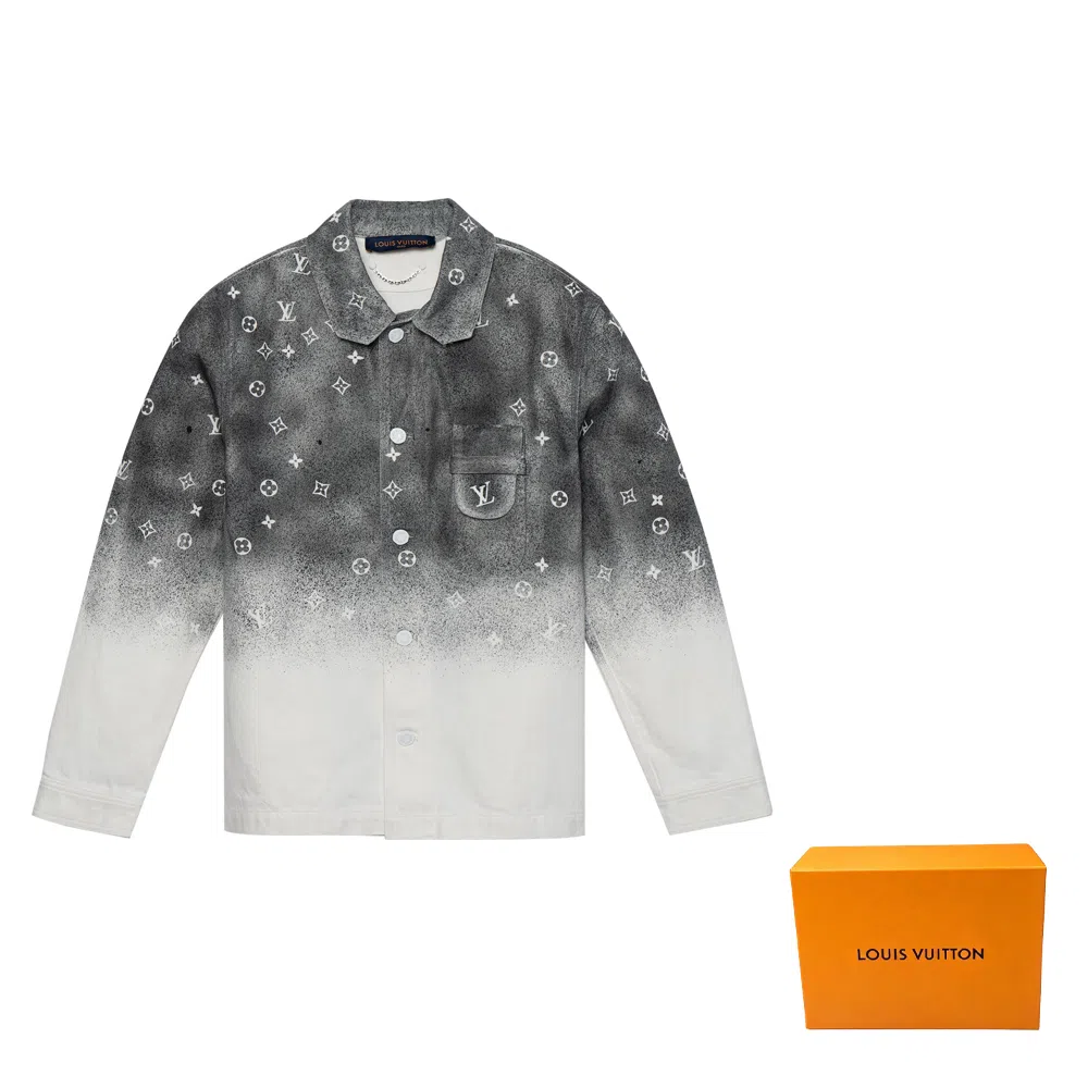 Louis Vuitton SS22 Denim Shirt Grey