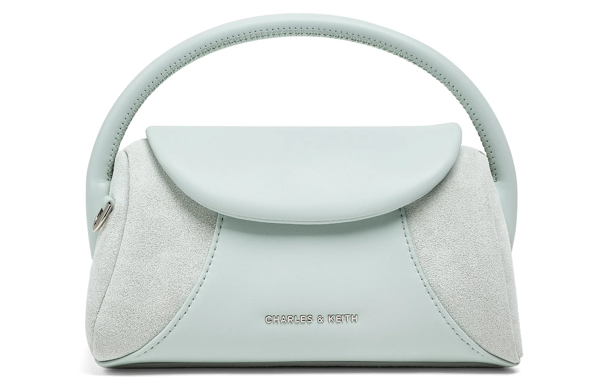 CHARLES&KEITH Patchwork Suede Crossbody Bag Small