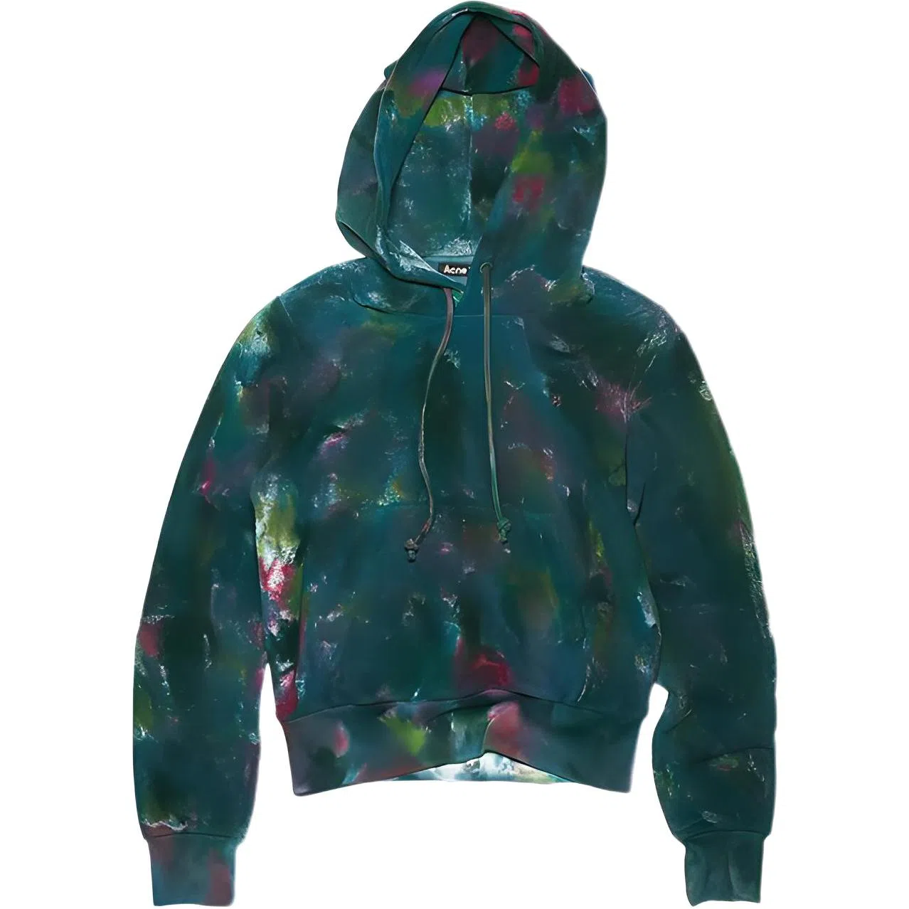 Acne Studios Face Hoodie Green