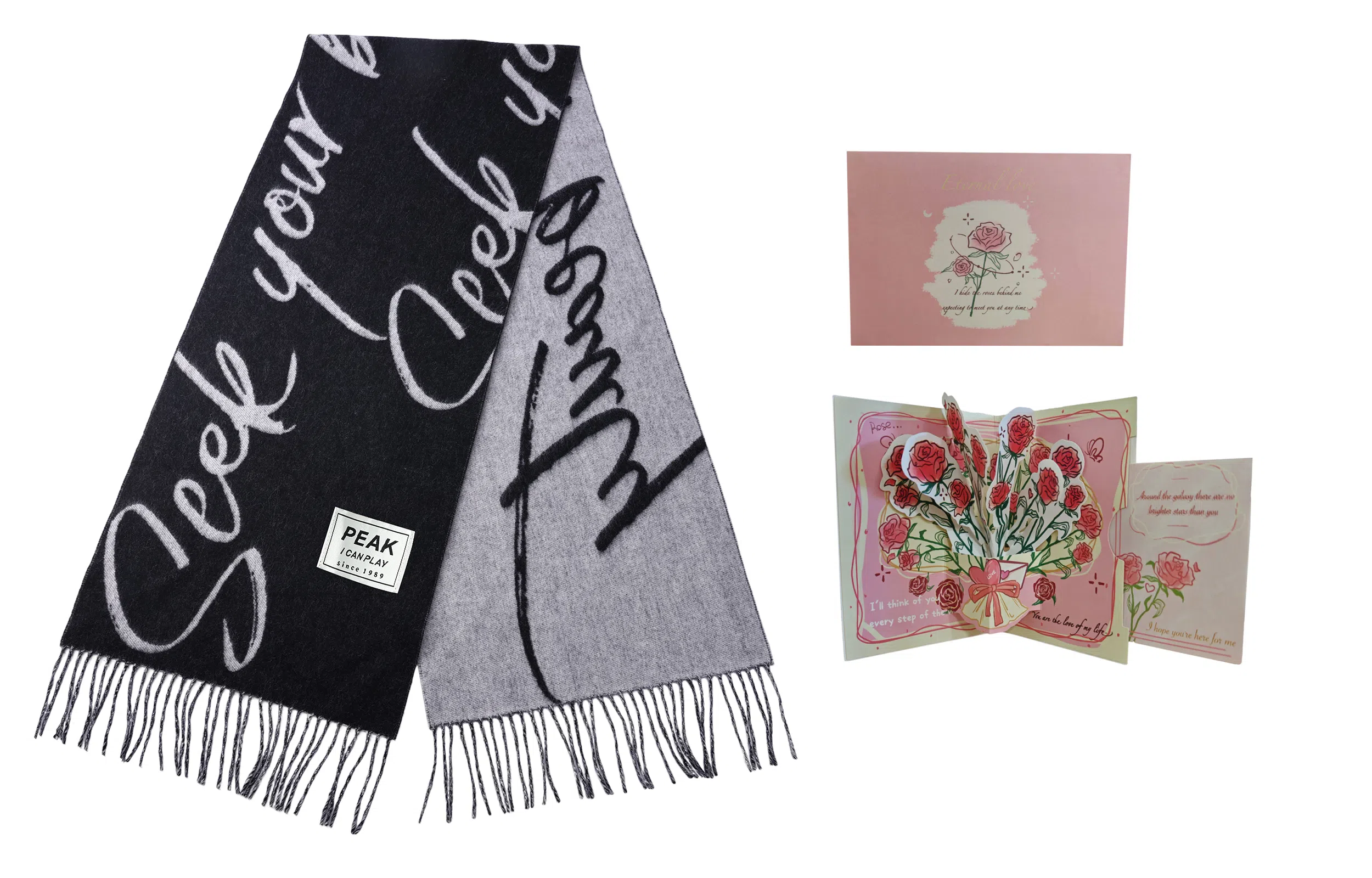 Peak Double-Sided Jacquard Scarf