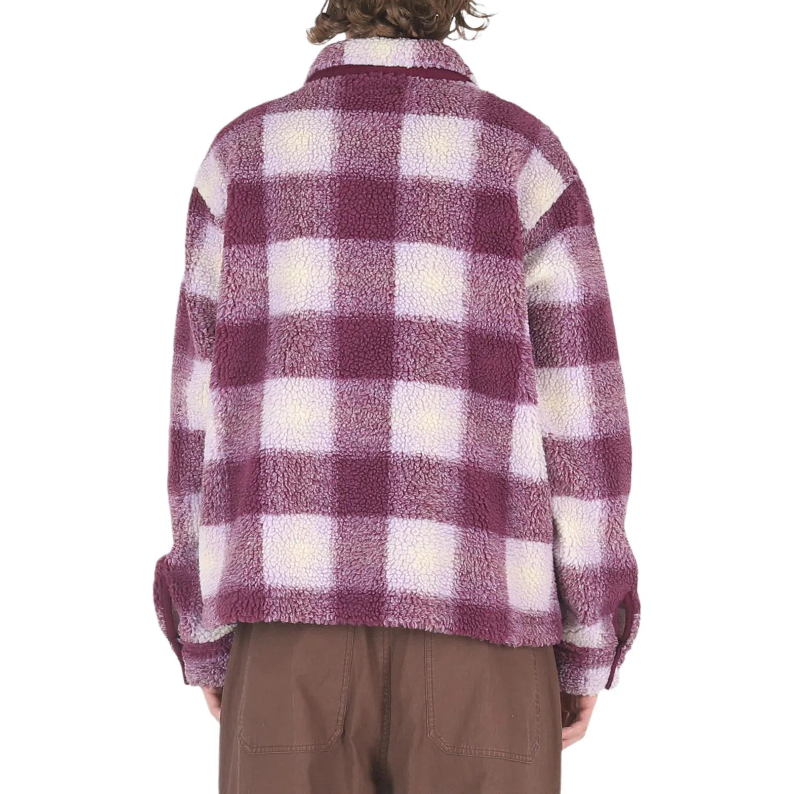 Stussy Zip Sherpa Shadow Plaid