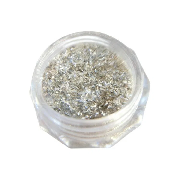 恩妮诗 网红美甲极光冰泊片欧泊碎钻粉梦幻  中梯中长款方型长方长款金色纯色