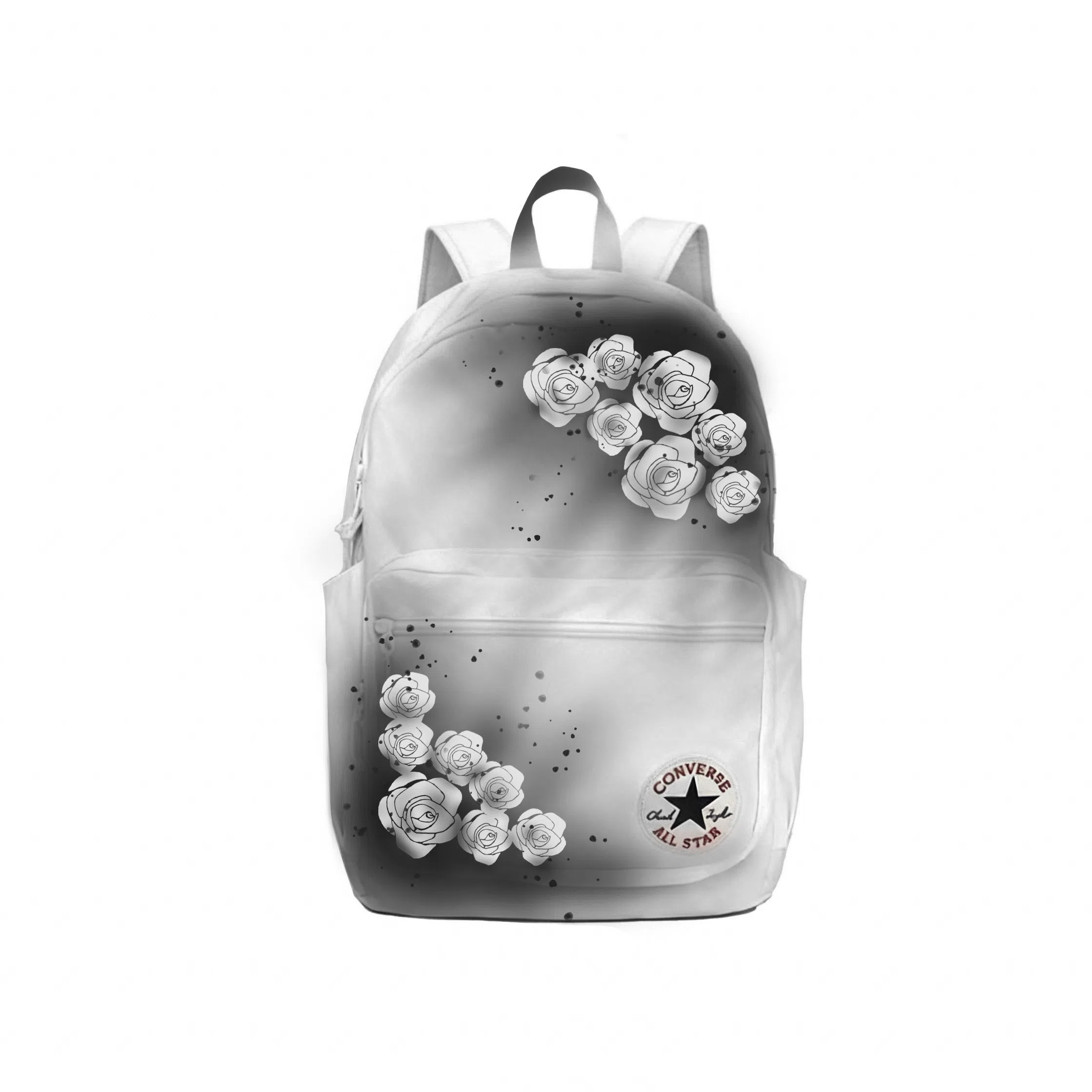 Converse Logo Backpack White Red