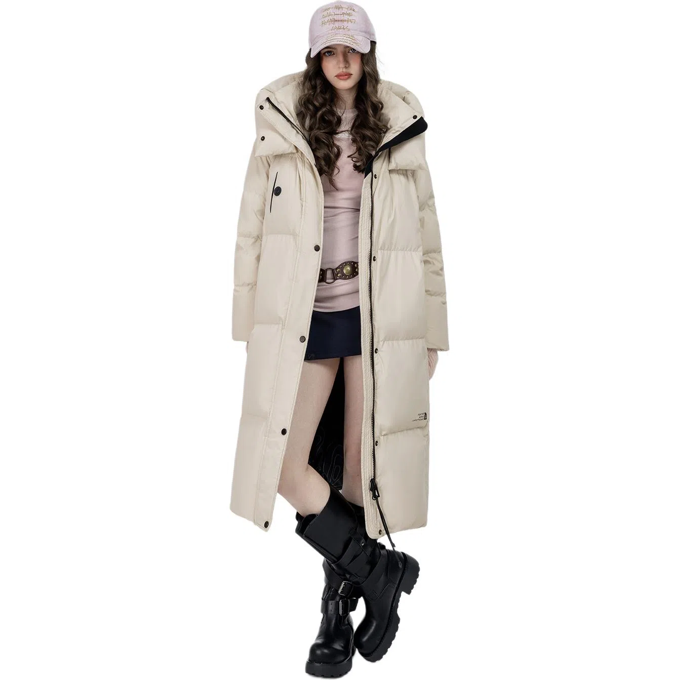 鸭鸭 长款保暖极寒加厚羽绒服 男女同款