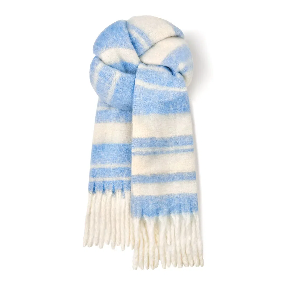 MINISO Gradient Tassel Scarf