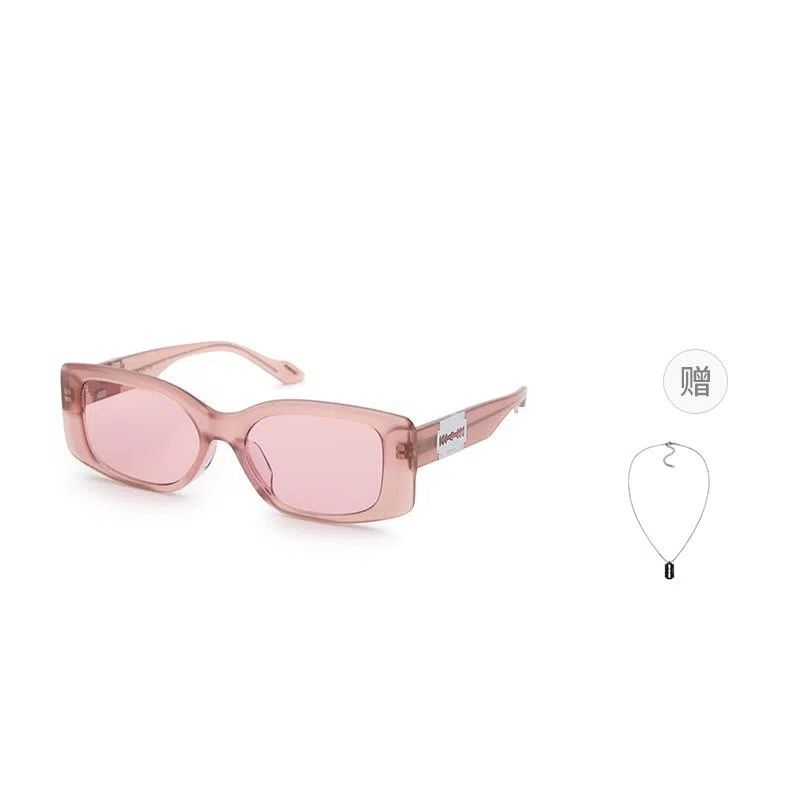 THE OWNER Retro Pink Sunglasses