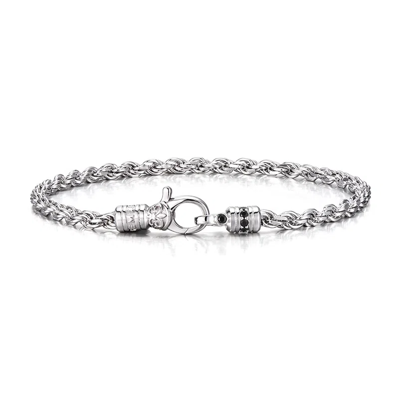 IDEAGEMER Iris Braided Chain Bracelet Copper Men