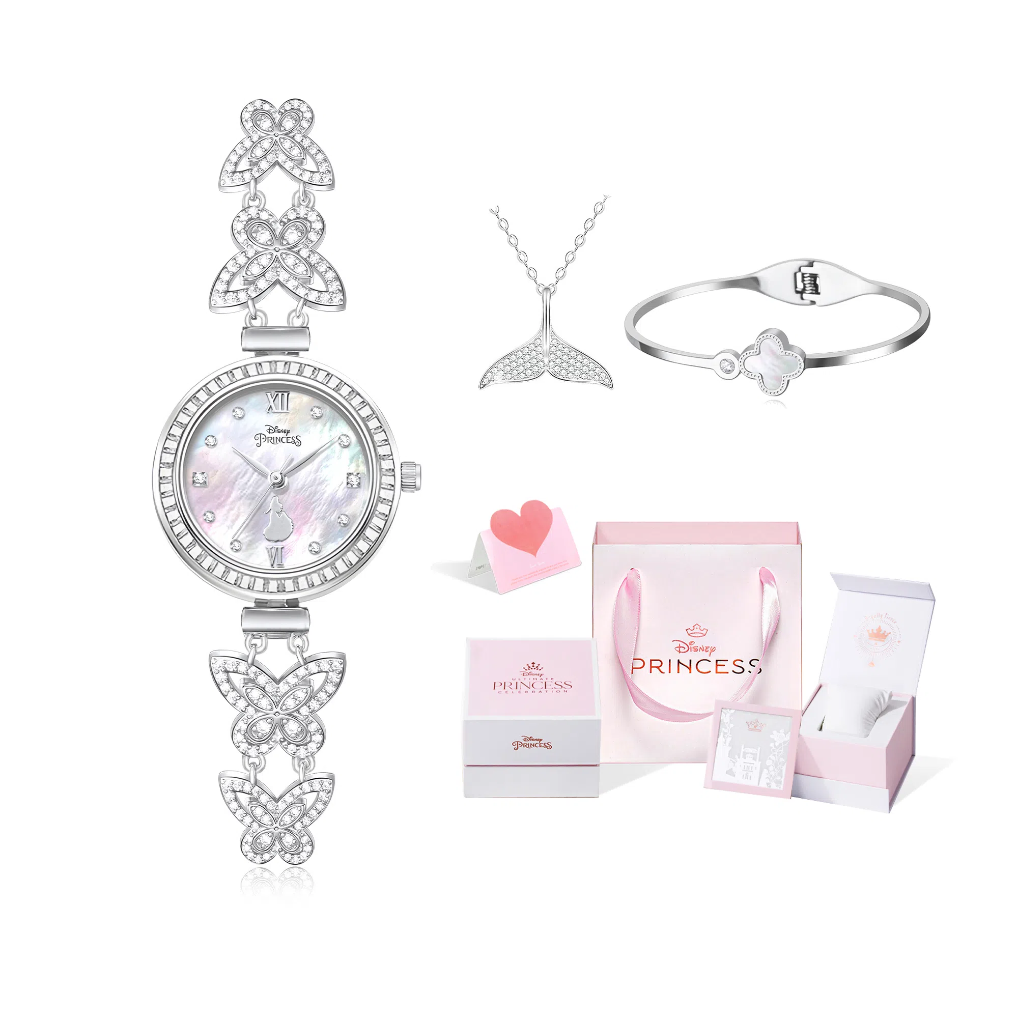 Disney Princess Butterfly Elegance Quartz Watch