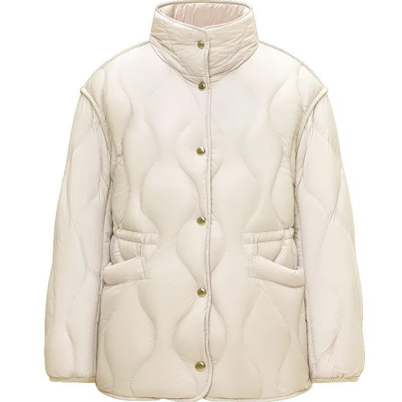 坦博尔 纯色立领羽绒服 女款