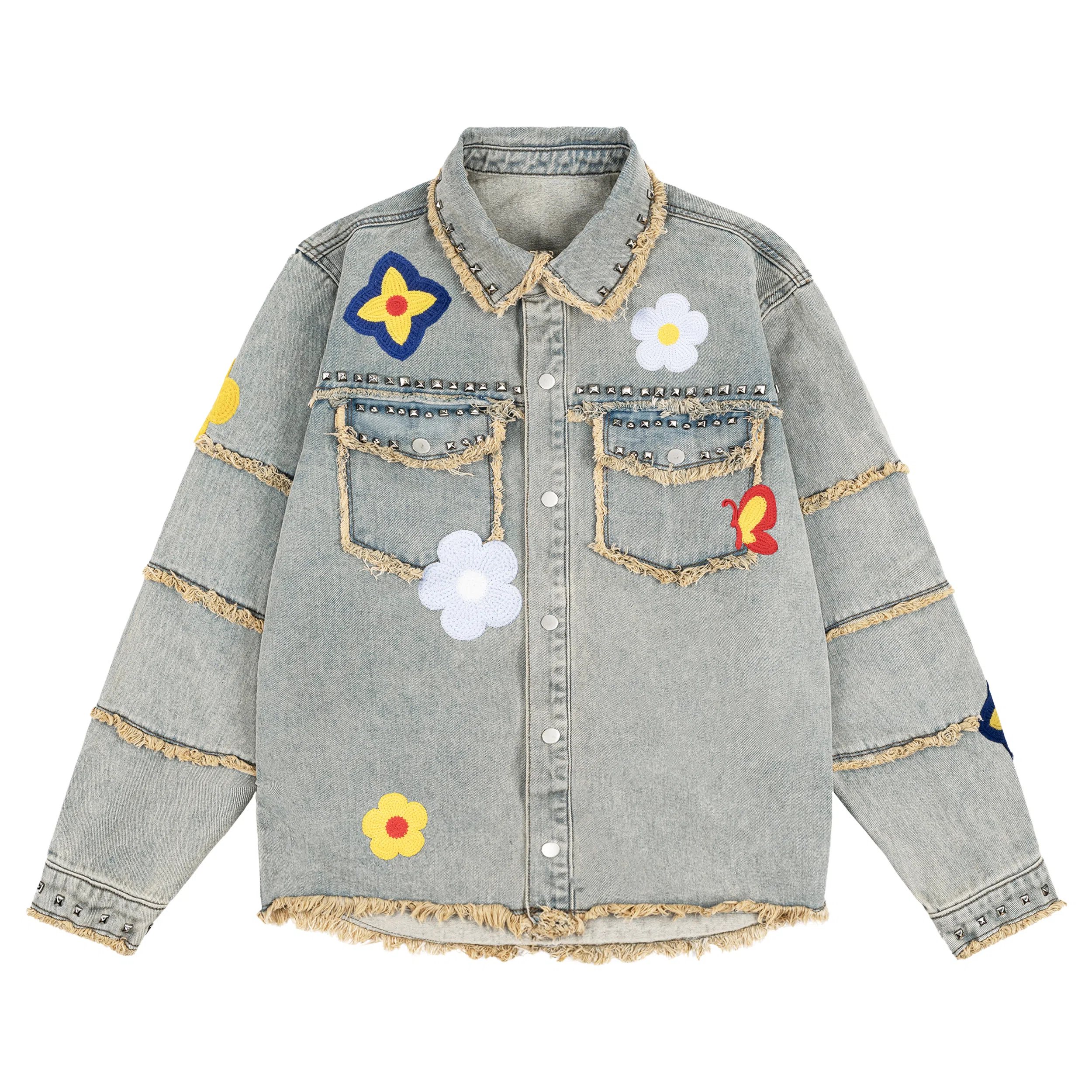 XINYINSU Denim Jacket Black