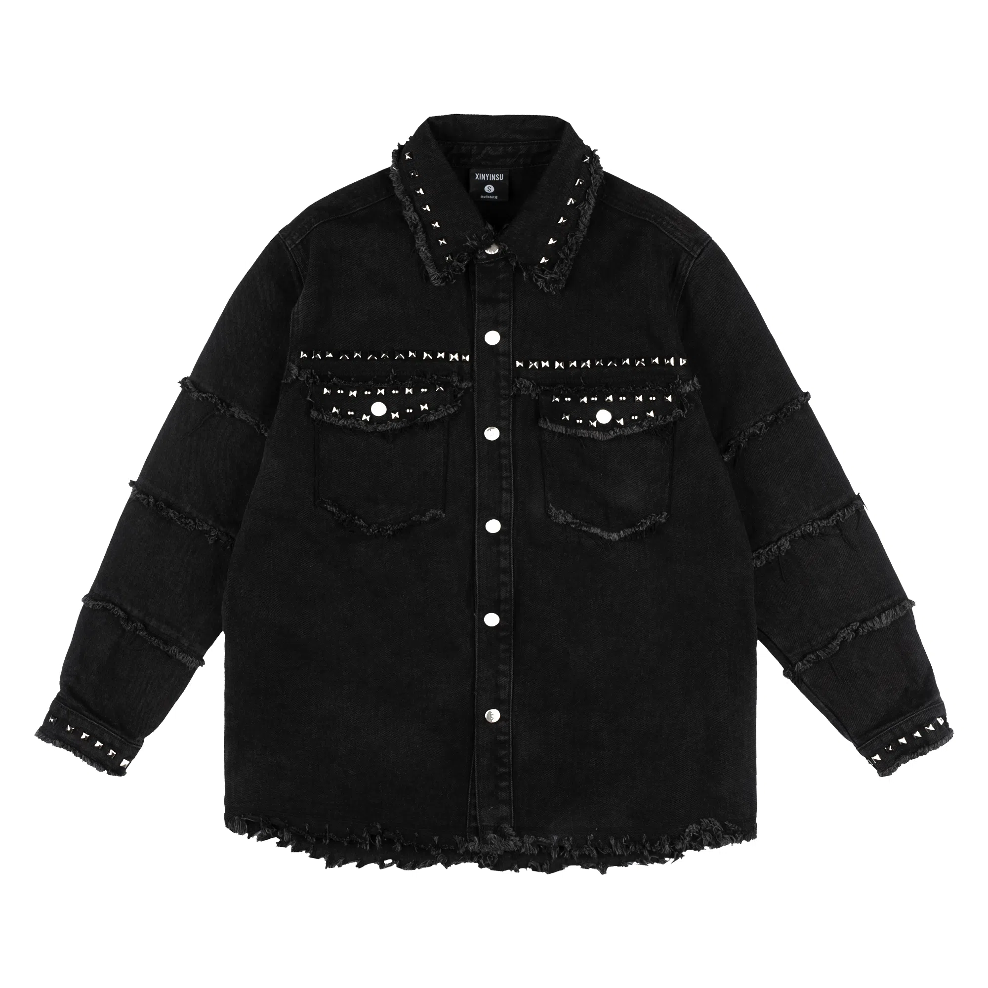 XINYINSU Denim Jacket Black